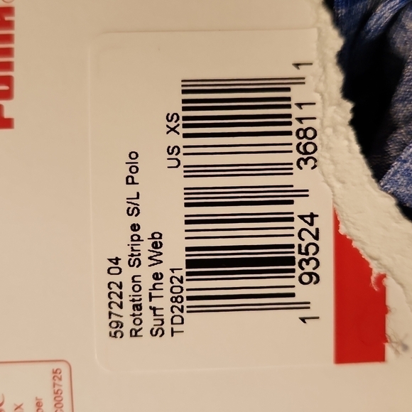 Puma Golf Surf The Web Rotation Stripe Sleeveless Polo Size XS NWOT - Picture 10 of 14